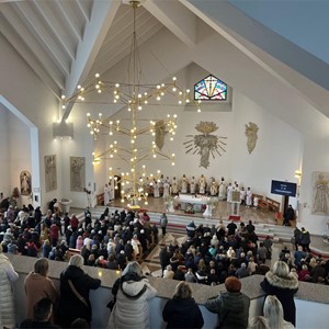 Biskup Petanjak predvodio slavlje svetkovine Božjeg Milosrđa u zagrebačkoj Trnovčici